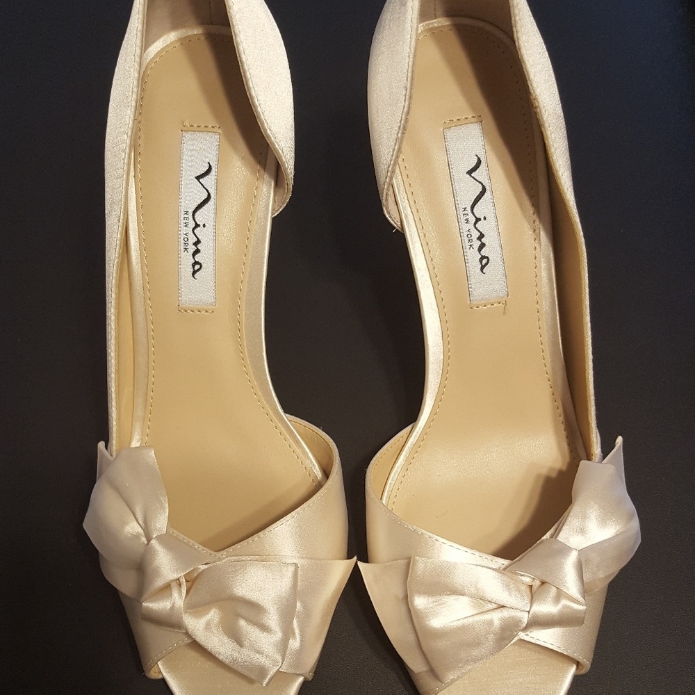 Nina Forbes II Heels in Ivory